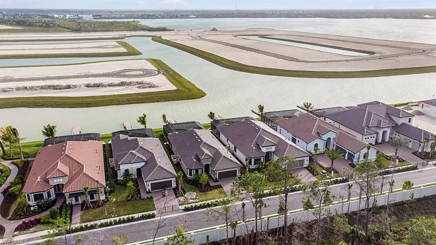The streetscape of these beautiful homes are carefully thought out.