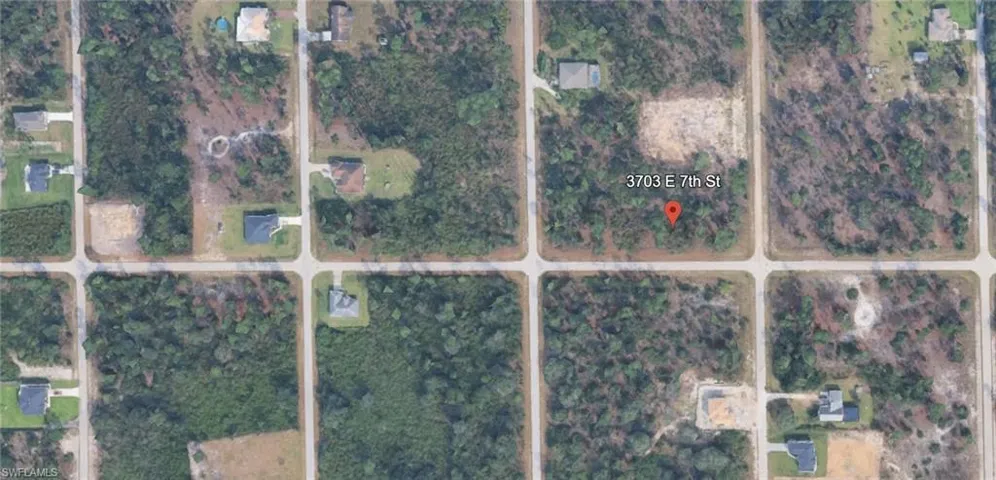Map / location with property parcel outlined