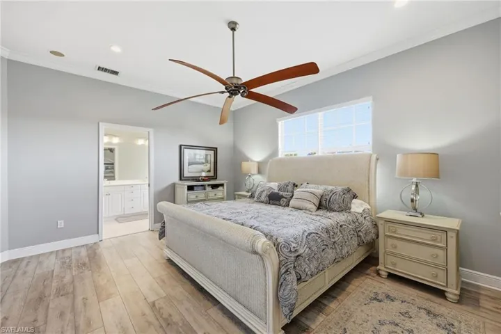 Master Bedroom with huge closet