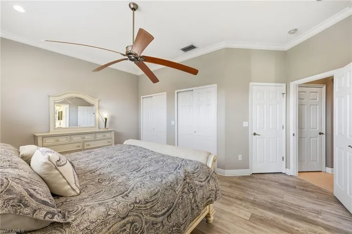 Master Bedroom with huge closet