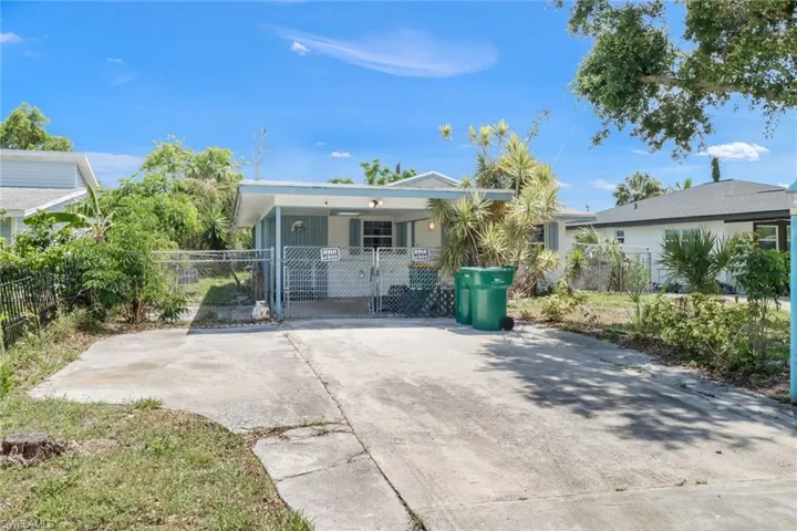 View of rear view of property