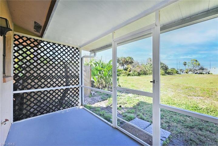 Overlooking large lot