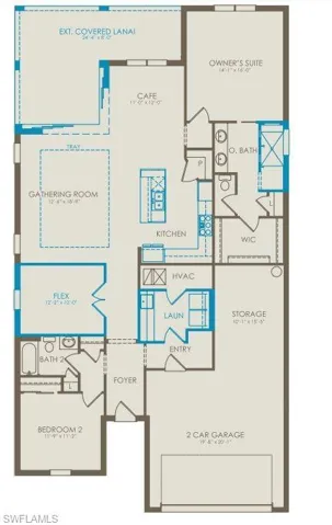 Floor plan with structurals