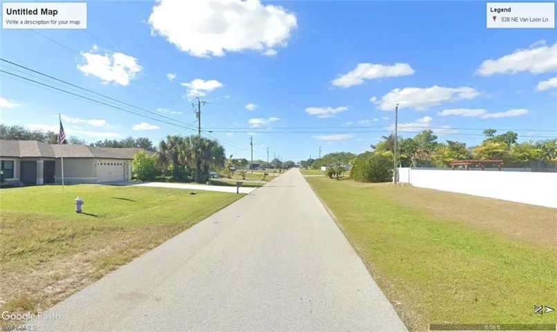 Street view towards West