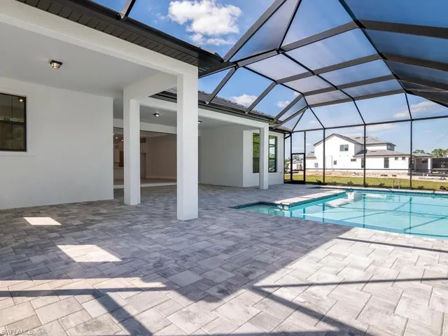 Create your own custom outdoor kitchen in this fabulous space!