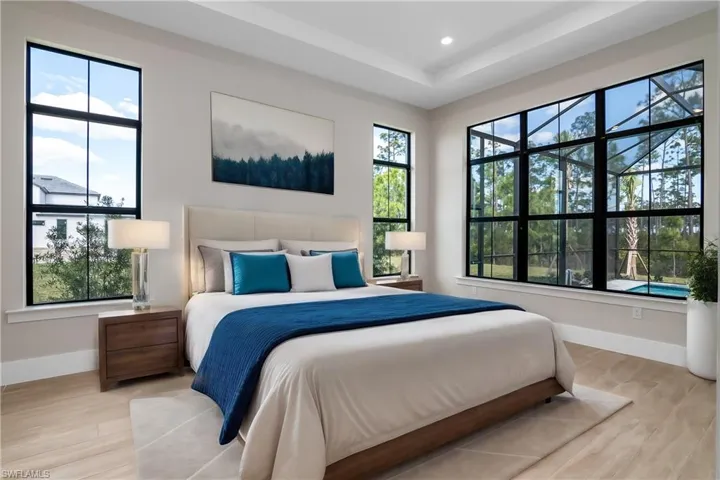 Owner bedroom (furnishings digitally staged)