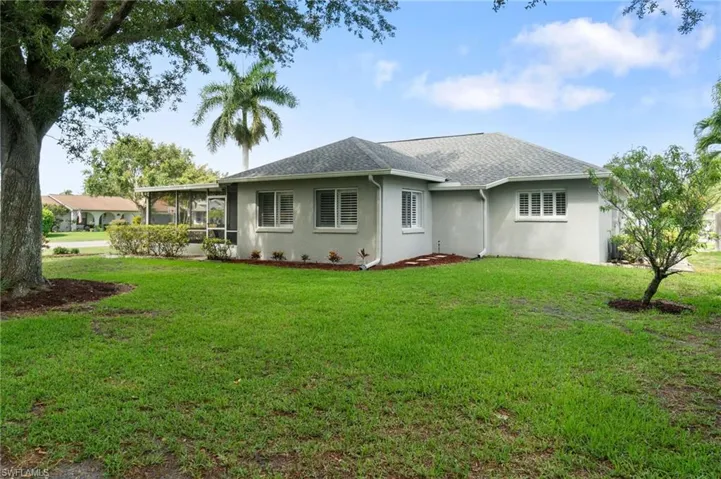 Spacious yard