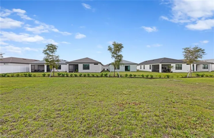 View of grassy yard