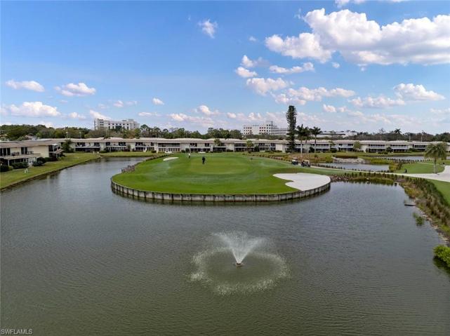 Island green on the Pines Golf Course.