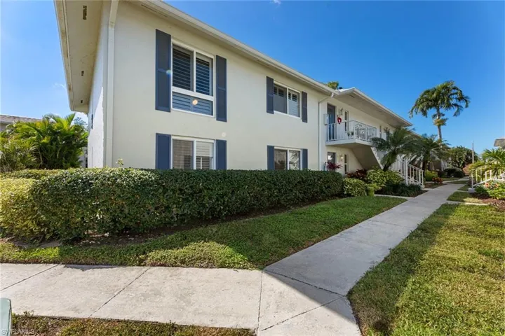 Front Elevation of condo. Condo lower left.