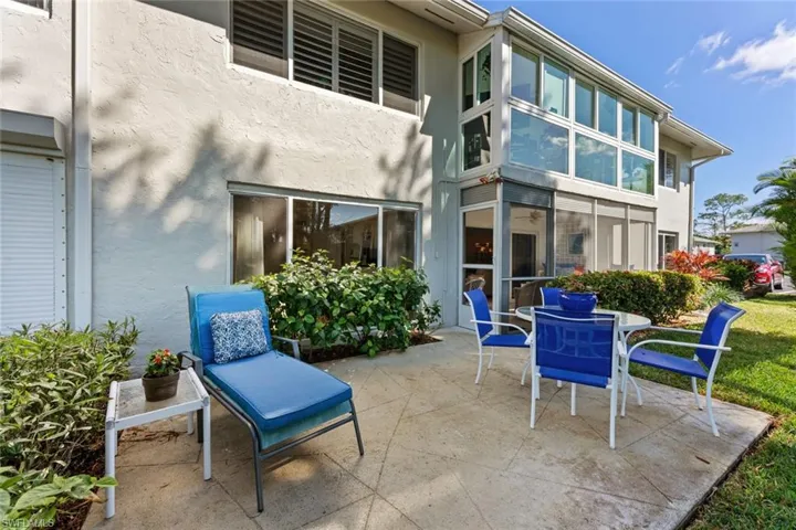 Large patio off of the lanai!  A bonus!
