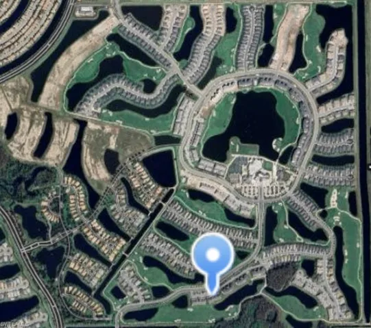 Aerial map of property and surrounding area