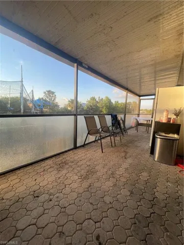 Big and screened lanai