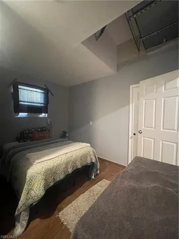 A third guest bedroom Bathroom or Seller removes the wall and being a garage again with an AC