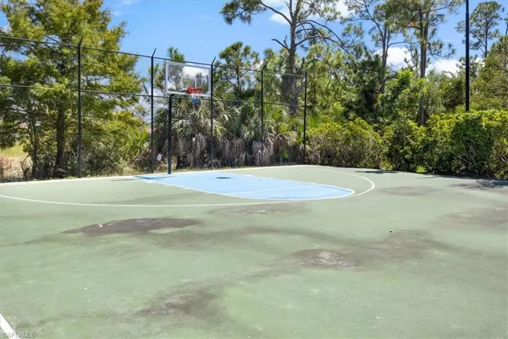 View of basketball court