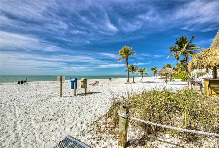 One of the island beach access points.