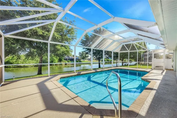 View of pool