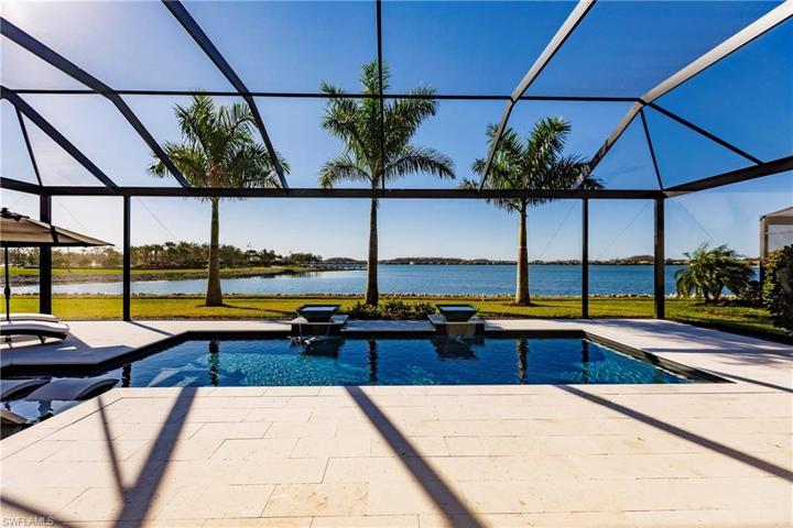 Pool View of 240 Acre Lake & Amenity Island