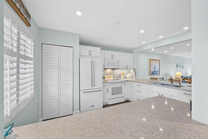 Kitchen pantry can store so much! Lot's of other storage in the kitchen as well.