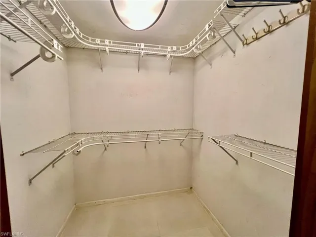 View of spacious walk in closet