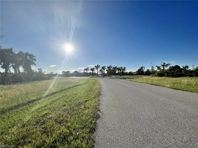 View of asphalt road