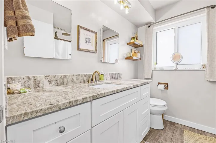 Updated guest bathroom