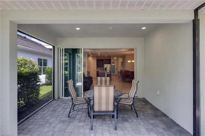 Screened lanai