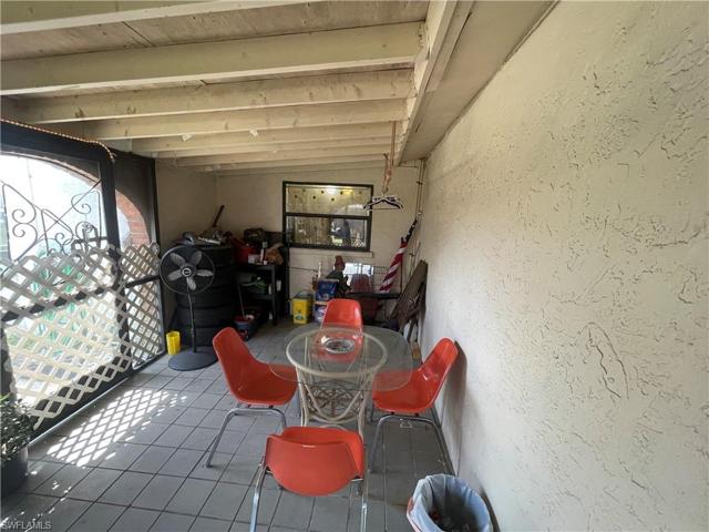 Covered patio