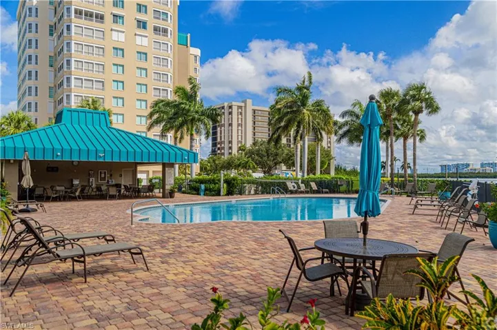 View of pool