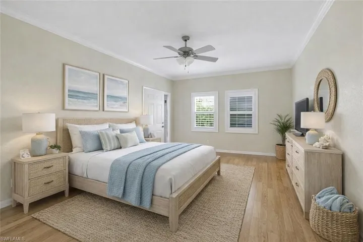 Virtually Staged - Primary bedroom
