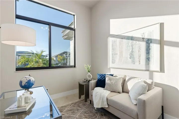 View of living area