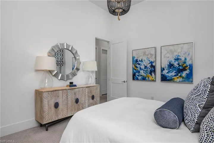 Bedroom #2 with custom interiors.