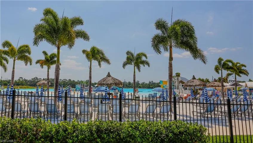 View of pool
