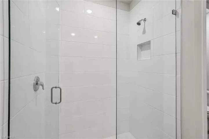 Full bath with a stall shower