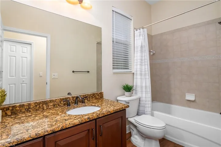 2nd Bathroom, granite countertop