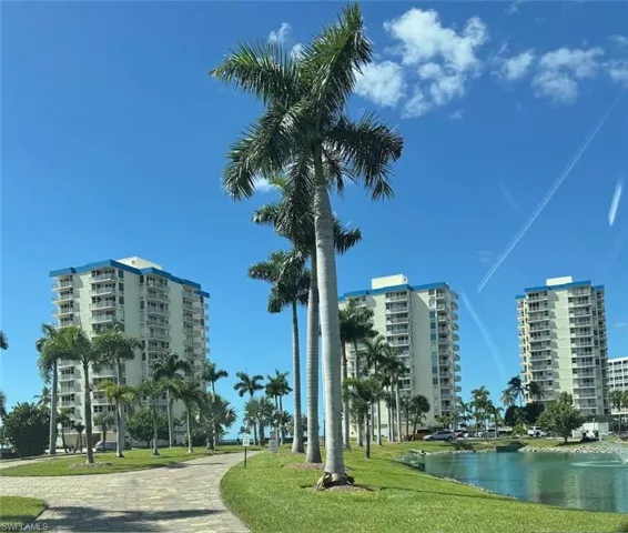 View of Estero Beach and Tennis Club from the street
