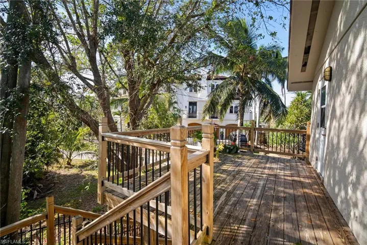 View of deck