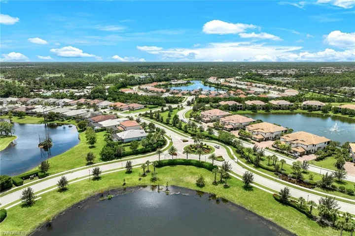 Aerial view of the community.