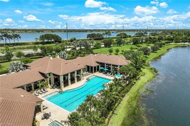 Expansive pool deck with plenty of lounge space.