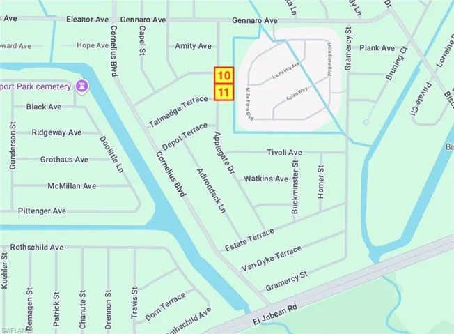 Map location