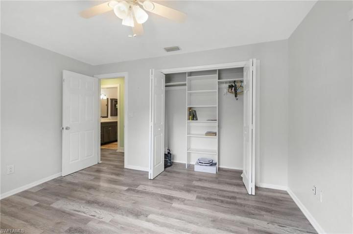 Both the guest bedrooms also with custom closet shelving