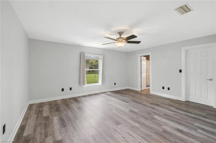 You get a 8' x 4' custom walk-in closet in the master
