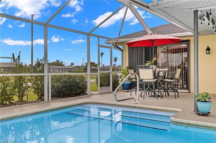 Large pool deck has plenty of space for extra seating