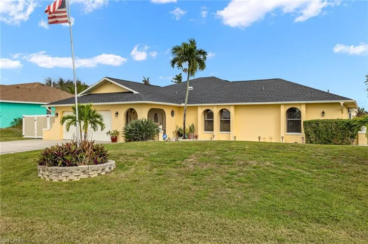 Front Elevation with brand new roof