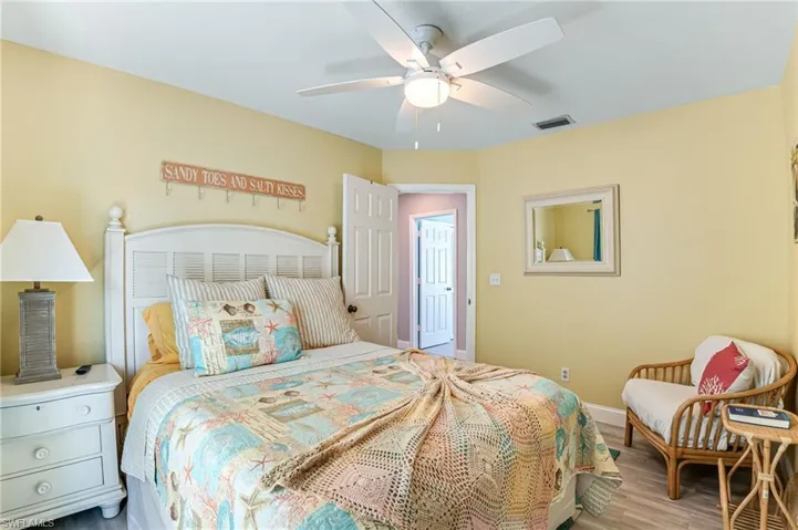 Guest Bedroom with comfortable furnishings