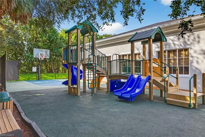 View of jungle gym