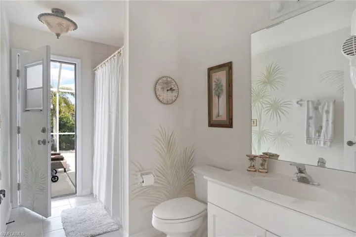 Full POOL bath with separate tub & shower
