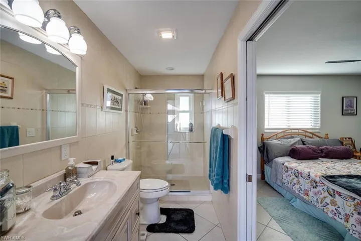 Guest Bathroom 2 off of Guest Bedroom with access to pool
