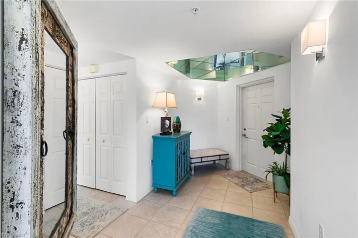 Spacious foyer adds to the home-feel