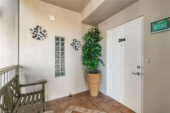 Screened in entry way